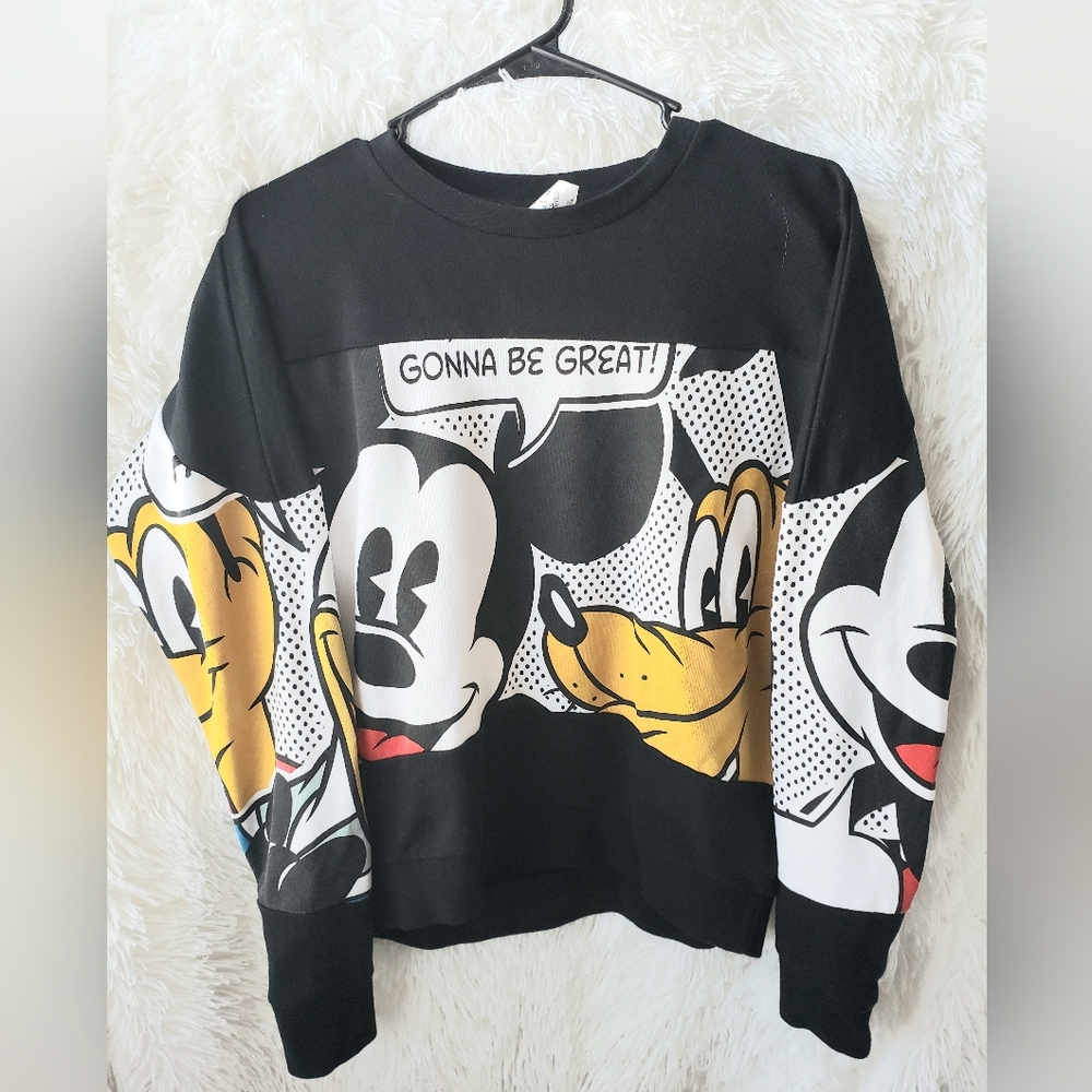 Disney Black Graphic Sweater